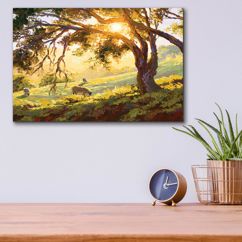  «Restful Radiance» par Erin Dertner, art mural en verre acrylique, 16 po x 12 po