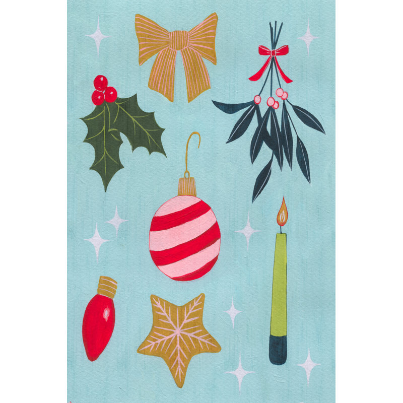 Christmas Relics II by Grace Popp - Wrapped Canvas Print, 46 cm H x 30 cm W