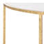 Markley Forged Metal Half Moon Console Table