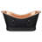 67" Hammered Double Slipper Bathtub With Rings-99023266
