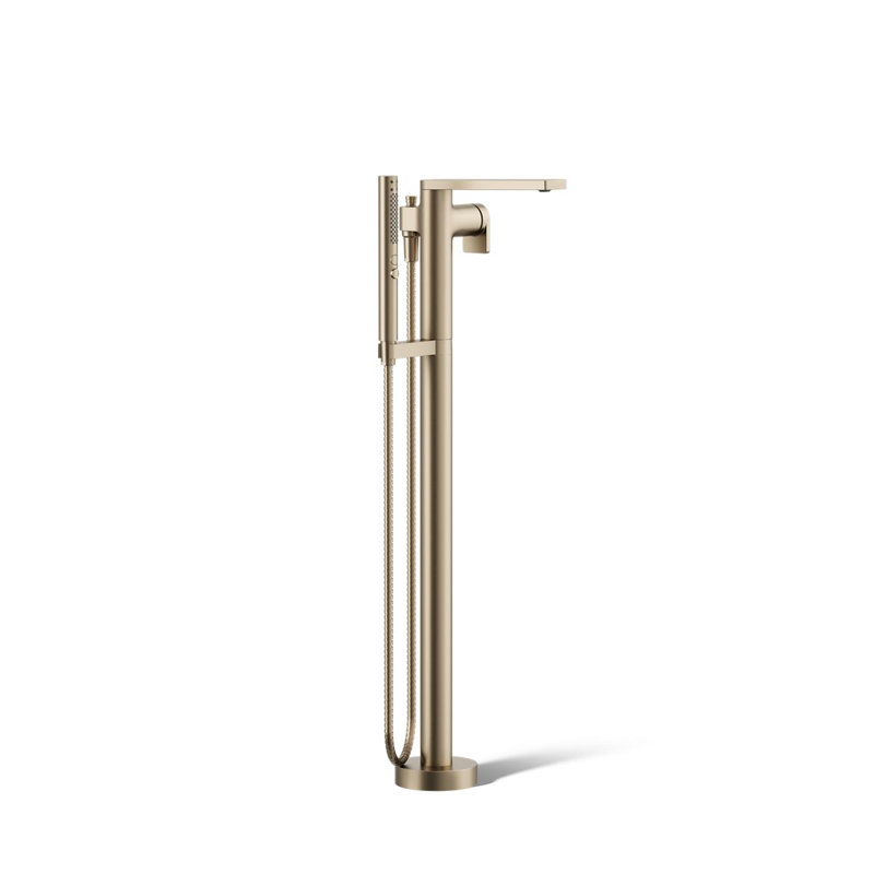 Composed Freestanding Bath Faucet, Vibrant Brushed Bronze