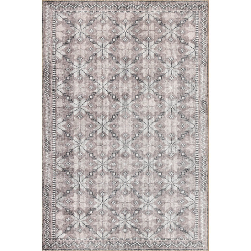 Tapis en chenille lavable Jax, Rectangle 7 pi 7 po x 10 pi 10 po
