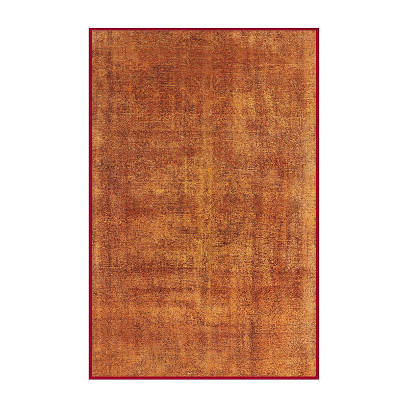 Tapis orange Riascos, Rectangle 7 pi x 9 pi
