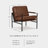 Adalyn Faux Leather Armchair-1896499753-1987121030