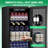 15 in. Built-In/Freestanding Single Zone 100-Cans Beverage and Wine Cooler in Stainless Steel with LED Light, Child Lock