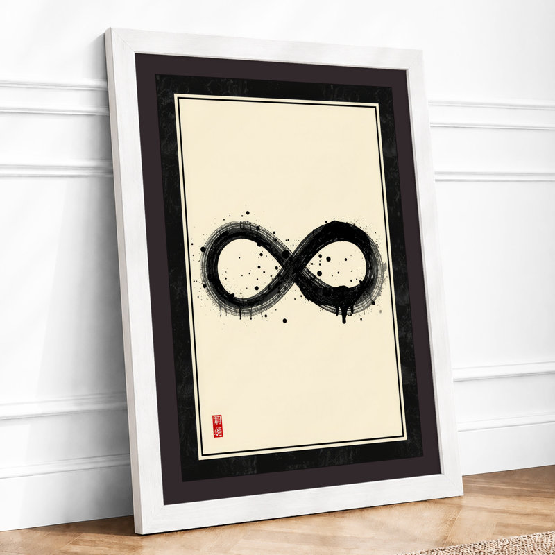 Infinity In Stillness Japandi - Print, A1 - 84.1 x 59.4 cm, White