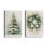 Ensemble de 2 impressions sur toile Evergreen Elegance
