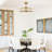 29.1" Caged Ceiling Fan with Dimmable LED Lights and Remote Control