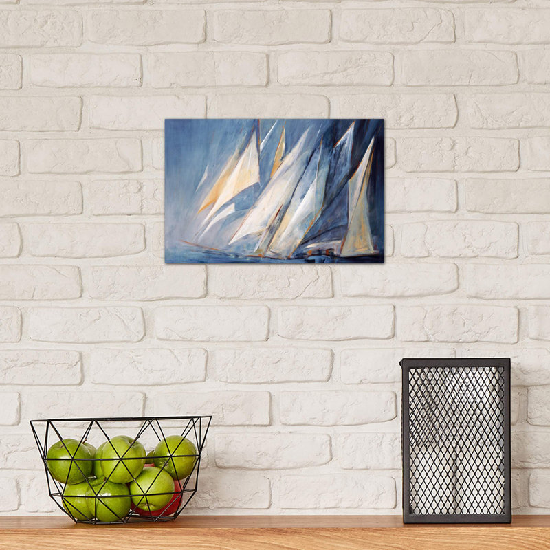 Against the Wind 1 Piece Wall Art on Canvas, 101.6 cm H x 66.04 cm W x 1.91 cm D, Wrapped Canvas