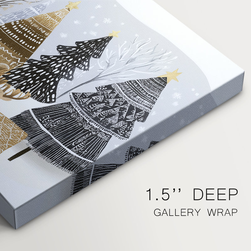 Christmas Holiday Arts - Gallery Wrapped Canvas, 16" H x 24" W