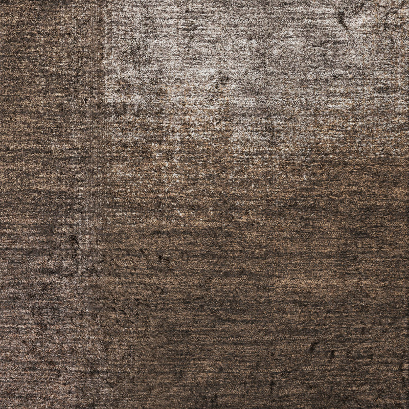 Tapis carré Dream Shag ADS742, lavable à la machine, de qualité supérieure, Chocolate, 10 pi x 14 pi