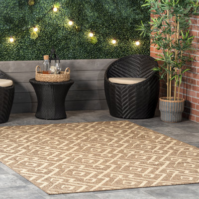 Tapis brun / ivoire Amerika