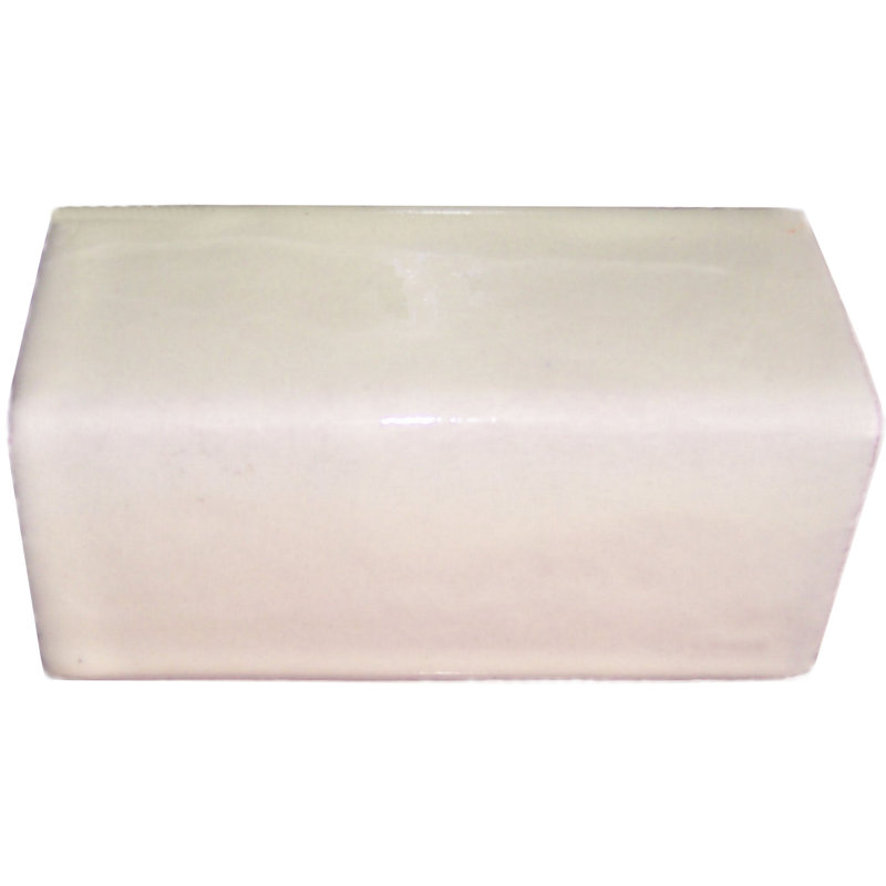 1.75" 5pcs TalaMex Talavera Clay V-Cap, 1.75" W x 4" L, White