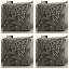 Ryssa Brown Square Throw Pillow Cover