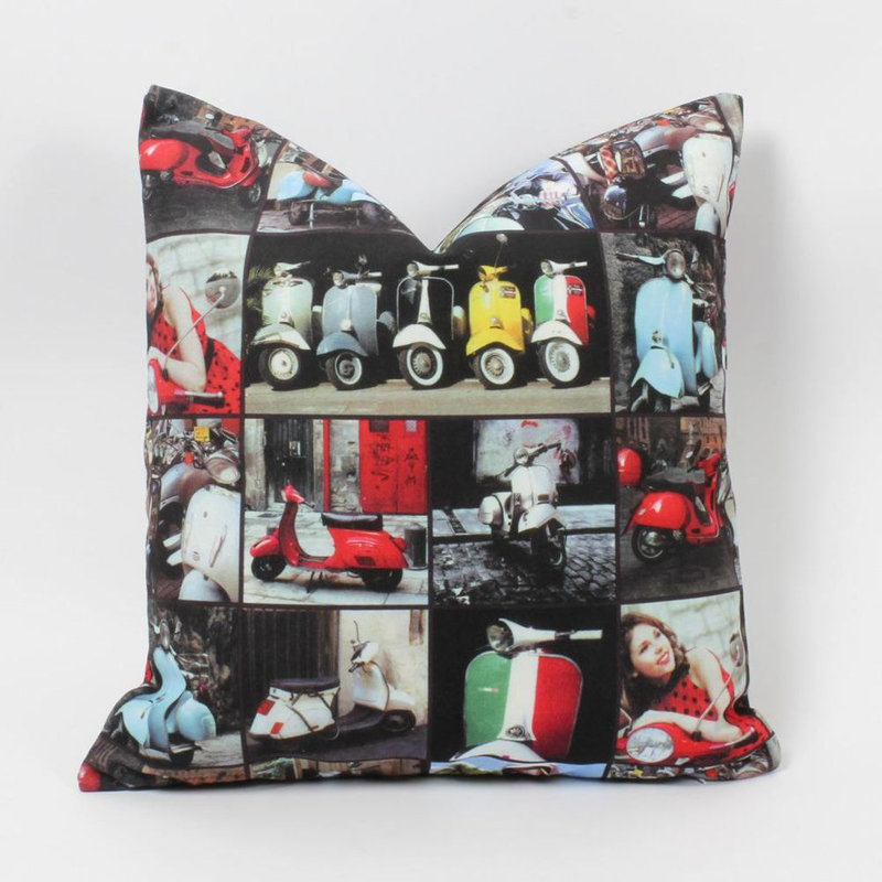 Leyhill Cotton Blend Throw Pillow, Feathers