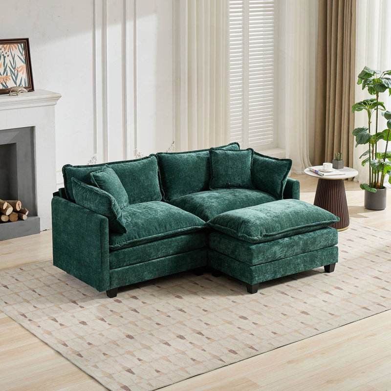 Canapé Cloud LoveSeat, Vert