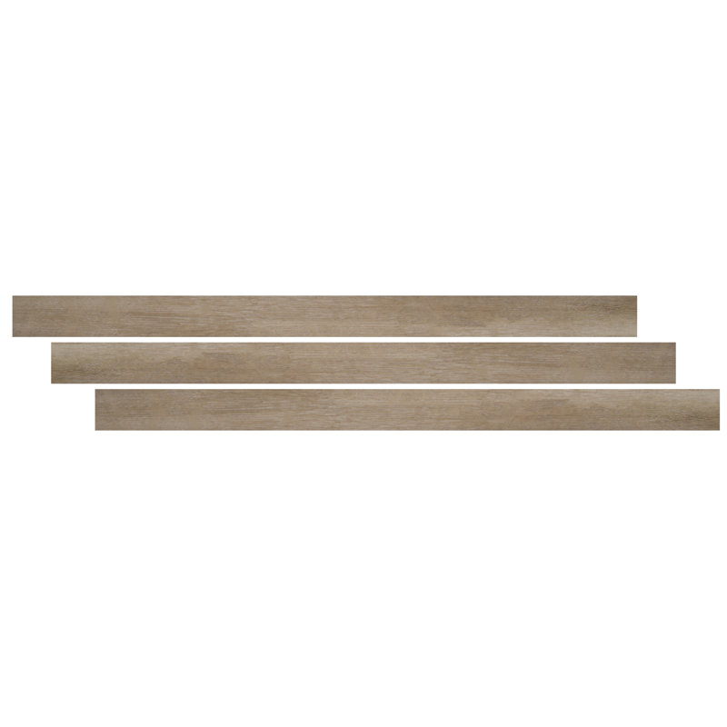0.26 in. T x 94 in. L x 1.77 in. W Luxury Vinyl Flooring Trim End Cap, Refined Oak