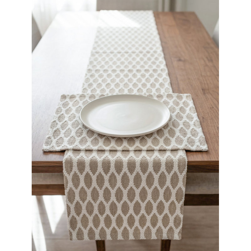 Chemin de table Rustic Beige Shore