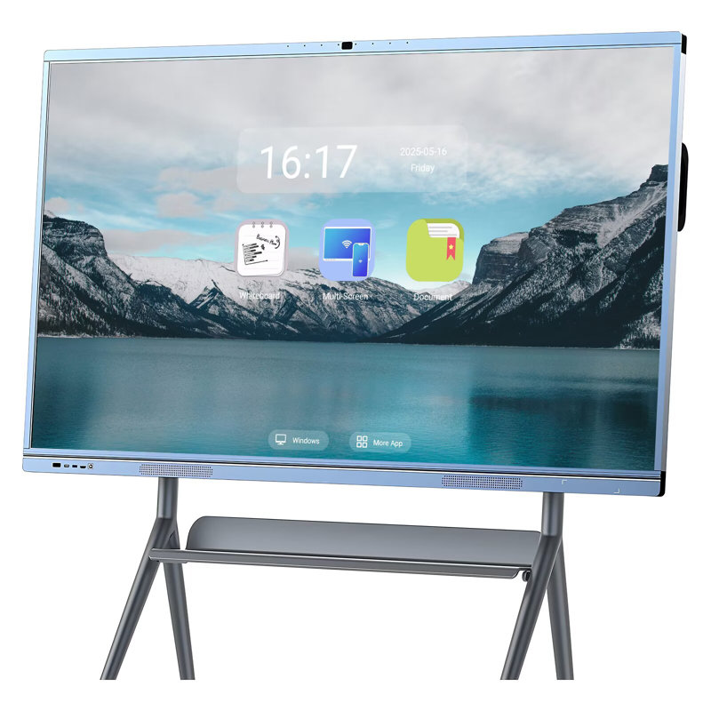 JYXCN 65 pouces Smart Board 2160p, tableau blanc interactif multi-touch pour l'éducation et les affaires (inclus le support mural)