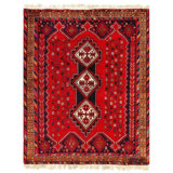 Oriental Area Rug in Red