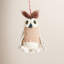 Felted Festive 6'' Handmade 100% Wool Animals Shatterproof Hanging Figurine Ornament