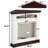 Corner Electric Fireplace With Mantelpiece For Living Room Or Bedroom, Replaceable Fireplace Insert Heaters, Realistic Log And Flame Effects, Remote Control, Timer