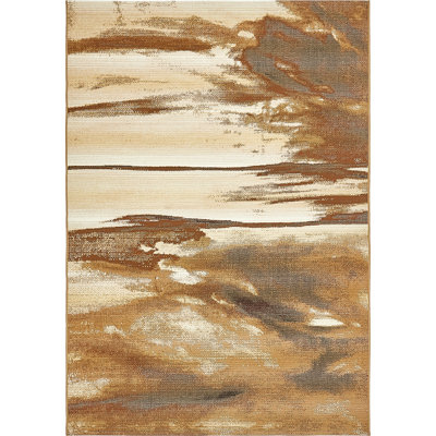 Skylar Washable Abstract Indoor / Outdoor Rug