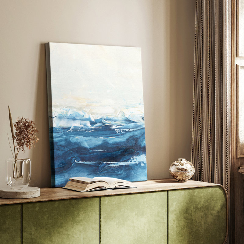 Vague après vague II - galerie Cavas sur mesure, H 12 po x l 8 po