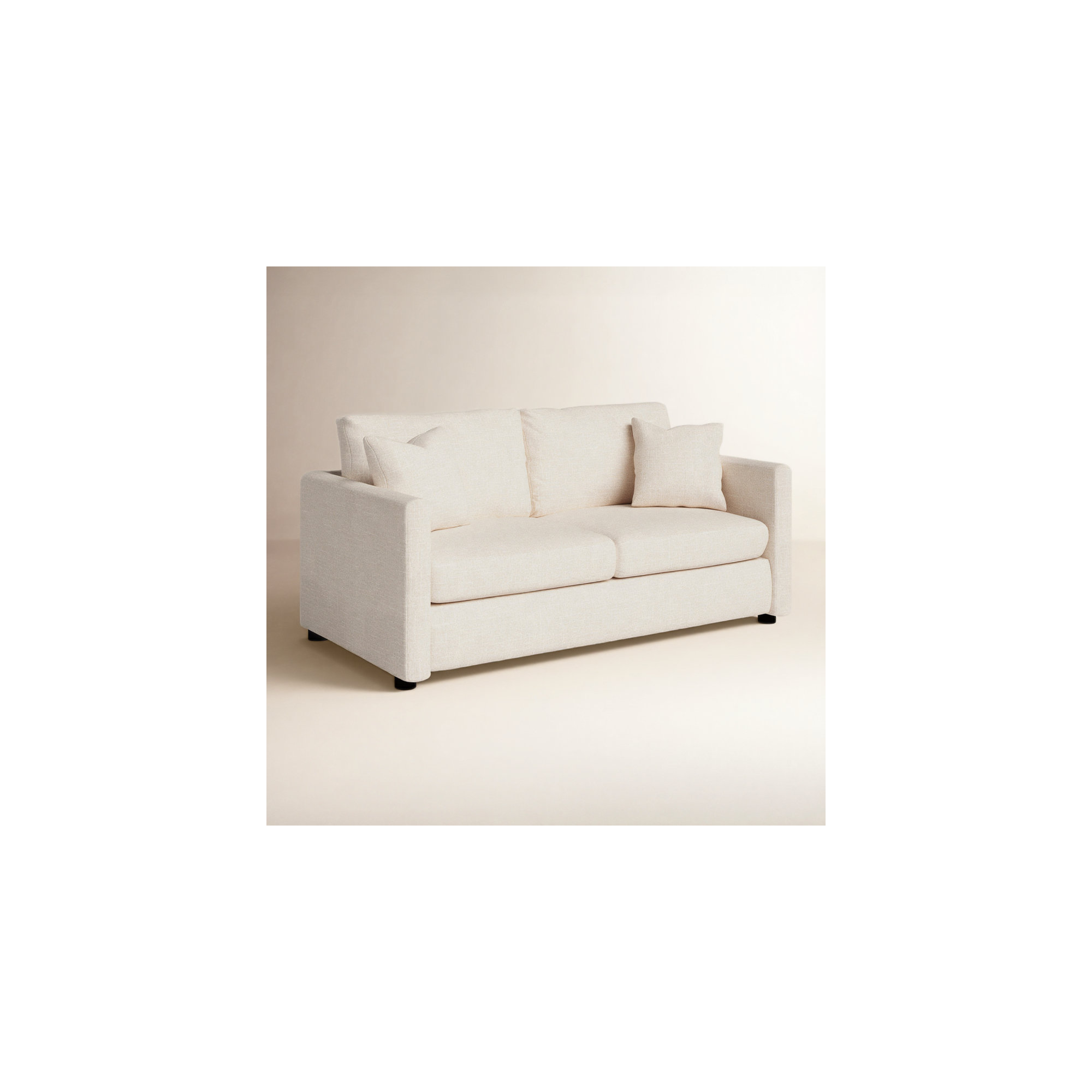 Godwin 67'' Upholstered Sleeper Sofa, Macc Vanilla