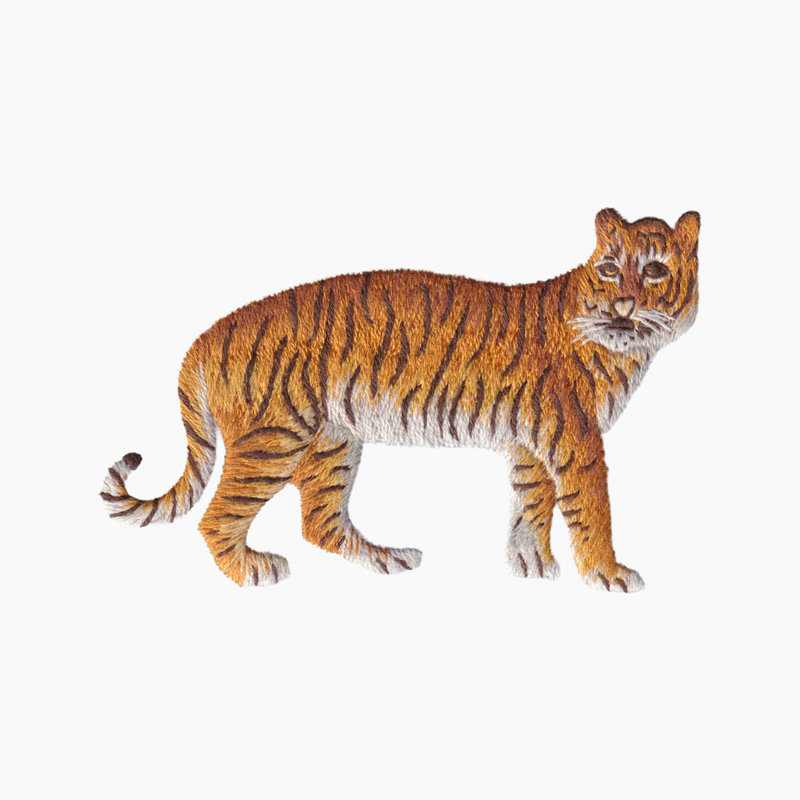 African Tiger Tissue Box Cover