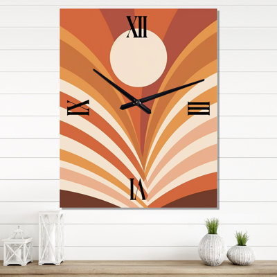 Horloge murale rétro Mid-Century