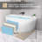 59'' x 30'' Corner Soaking Bathtub Acrylic Stand Alone Back to Wall Alcove Freestanding Tub with Overflow Glossy White