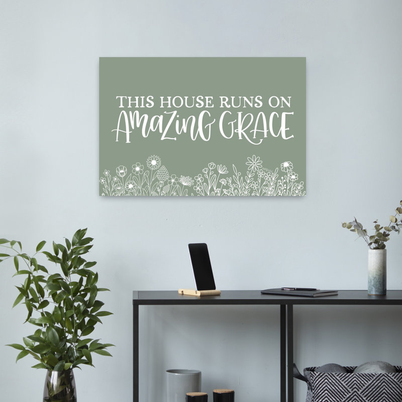 Amazing Grace Contemporary Flower Art, H 16 po x l 24 po