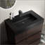 Meuble-lavabo autoportant avec grand lavabo et rangement