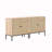 Set of 2 Rolland A Console Table Side Table with Rattan Door
