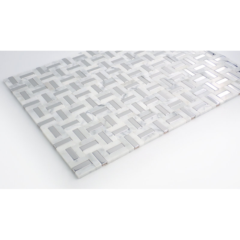 Link™ 12" x 17" Natural Stone Random Mosaic Tile