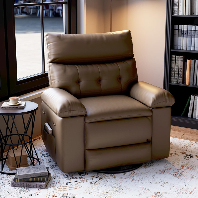 Fauteuil inclinable, inclinable et réglable, Tanné