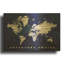 «Adventure Awaits Map» par Cindy Jacobs, art mural en métal doré, 24 po x 16 po-1919925385