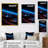 Black Planet Horizon - Space Planet Wall Art-100409195-100409196
