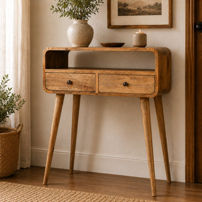 Averelle 60cm Solid Wood Console Table