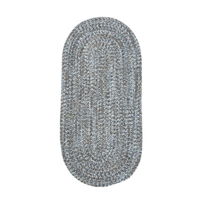 Tapis intérieur / extérieur en tweed gris Lakeicha
