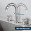 Robinet de salle de bain 3 trous HGN 8 pouces, robinet d'évier 2 poignées avec bonde escamotable-106791588