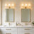  3 - Light Modern Dimmable Vanity Light With Linen Shade-1471026718