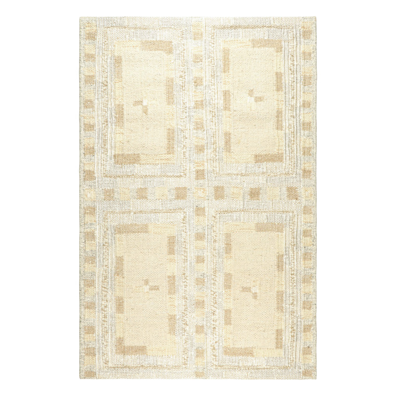 Rug & Kilim’S Scandinavian Style Rug In Beige-Brown With Geometric Patterns