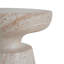 Table d'appoint d'extérieur / d'intérieur en béton léger, finition travertin