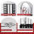 Adjustable Pot Rack, Kitchen Rack, And Storage Rack, Kitchen Organization And Storage