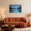 «Wolf in Misty Lake Landscape», ensemble de 1 reproduction d'art sur toile tendue-1098386860
