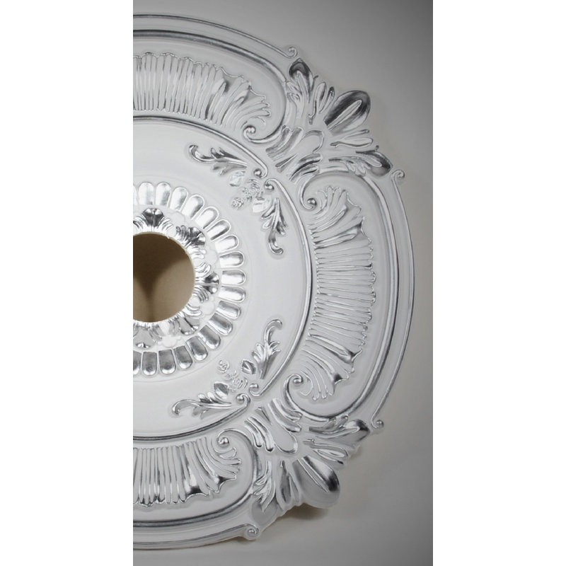 Médaillon de plafond, Blanc