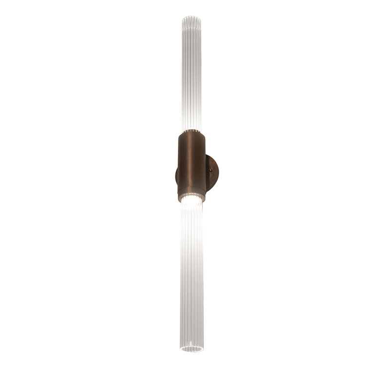 2 - Light LED Flush Mounted Sconce