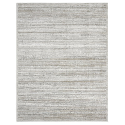 Huseman Beige Horizon Stripe Area Rug